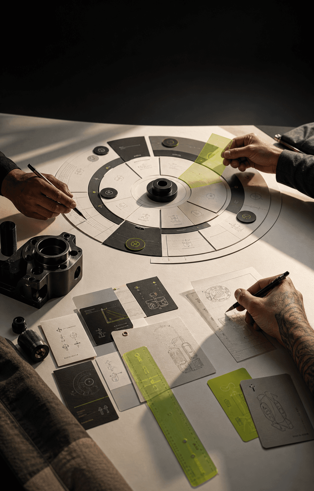 An illustrative SDI learning and change system connecting evidence, decisions, practice, and on-the-job support