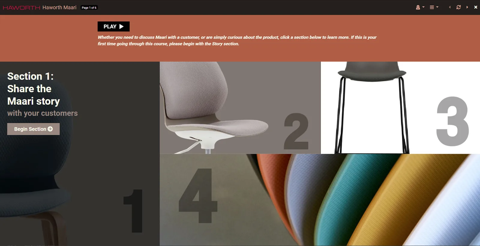 Maari Product eLearning released evidence frame 1
