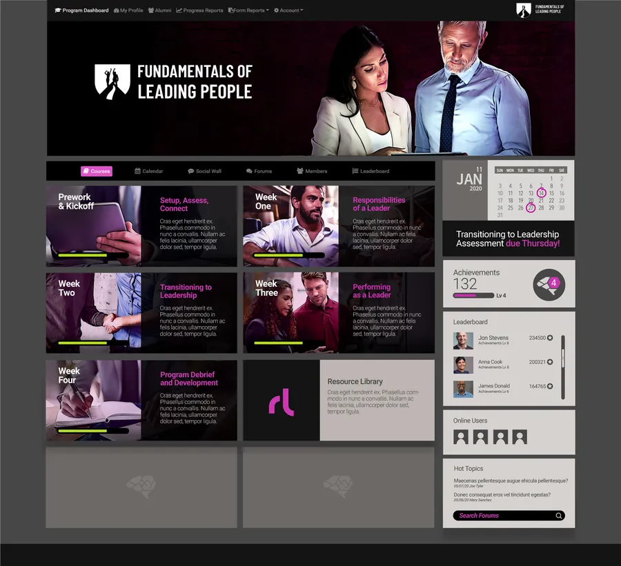 Fundamentals of Leading People Portal for Thrive Talent Development
